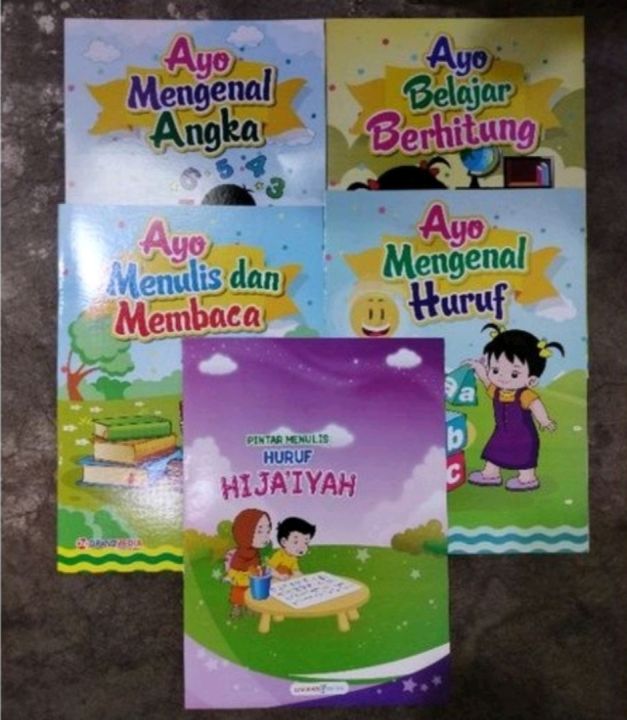 Buku Anak Tk Dan Paud Ayo Mengenal Huruf Ayo Mengenal Angka Pintar