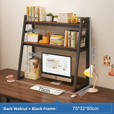 NEIKIA | Ladder-shaped Desk Organizer Tiered Bookshelf Multi-level Storage Rack