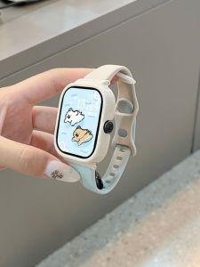 สายนาฬิกา Redmi Watch 4/3 รุ่น Liquid Silicone Butterfly Buckle สำหรับ Redmi5 Watch 4 รุ่น Youth Edition สร้อยข้อมือสปอร์ตอัจฉริยะ