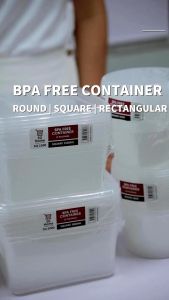 Disposable Plastic Food Container | Takeaway Lunch Box | Food Storage Box | BPA Free