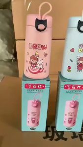 Botol Minum Kaca Nice Day 300ML / Botol Kaca Thermos 300ML - Botol Minum Kaca BPA FREE
