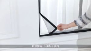Mosquito Window Screen net Anti for Door Plastic Screen Velcro Window Screen Household Simple