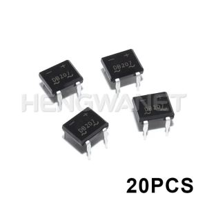 20PCS DB207 Bridge Rectifier DIP4 1000V 2A DB207S Power Diode Rectifiers Electronic Components IC