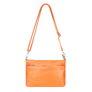 Royal Bagger Phụ Nữ Màu Trơn Túi đeo chéo da thật Túi vuông nhỏ dung tích lớn đi lại ví đeo vai 1913