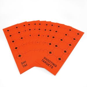 360 ° Mục Tiêu Bằng Thép Tự Động Xoay Và Đặt Lại Vị Trí Có Đế Bắn Bia Dày Di Động Dùng Cho Luyện Tập Bắn Súng Ngoài Trời (20 Tờ Giấy Không Bao Gồm Đế)