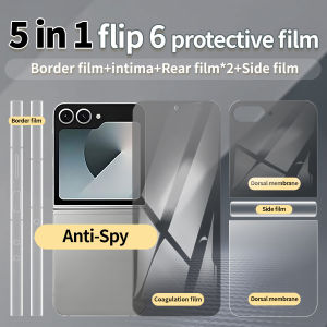 Miếng dán màn hình PPF Chống nhìn trộm Chống ánh sáng xanh Mờ HD Clear Cho Samsung Galaxy Z Flip 3 4 5 6 7 5G Hydrogel Phim Mặt Trước + Mặt Sau