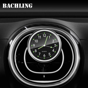 Automobile Air Outlet Dashboard Clock Stick-On Electronic Noctilucent Accessories For Car Auto Dashboard Clock In Car 40MM