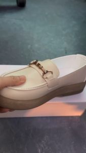 Working style soft pu material oxford boat shoes