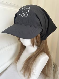 Jennie Inspired Outdoor ผู้หญิง หมวกเบสบอล ระบายอากาศได้ดี ม่านบังแดดย้อนยุค แห้งเร็ว ทันสมัย หมวก Duckbill สไตล์ลำลอง ปีกสั้น