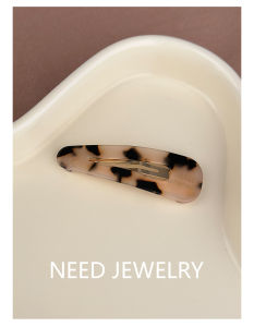 France Gold Standard Water Drop BB Clip Sweet Young Adult Bangs Broken Hair Small Side Clip Acetate Hairpin Headdress