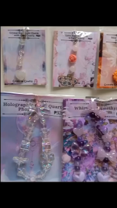 MOBILE CRYSTAL PHONE CHARMS (BIG) - CRISTELLA CRAFTS