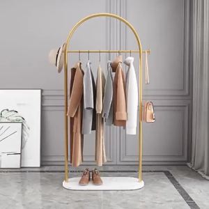 Floor Standing Simple Indoor Marble Elegant Coat Rack
