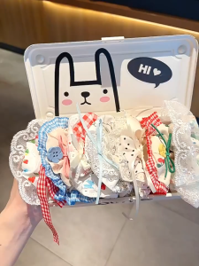 【ZEVER】ผ้าเกาหลี ผ้าคลุมผม โบว์คาดผม ดอกไม้ มวยผมน่ารัก เชือกผูกผม ยางยืดสูง เครื่องประดับผม