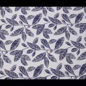 ผ้าคอตต้อนทีซี 13 ปอนด์ ลายใบไม้สไตล์ญี่ปุ่น 44 นิ้ว ผ้าเมตร ผ้าหลา