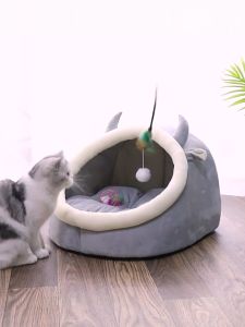 แมวบ้าน คอนโด สวยงาม สะอาดง่าย สัตว์เลี้ยงชอบ บรรจุภัณฑ์ของแมว รองรับ 10 ปริมาณ