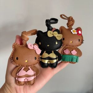 Bandai | Pu Leather Pendant Sweet And Personalized Bikini Doll Keychain High-End And Personalized Car Pendant Gift For Girlfriend