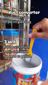 【grinding-free Rust-free】DAVOKO Rust converter anti rust paint for metal Convert rust into a protective layer to prevent rust and mildew water-based metal Waterproof Metal Rust Conversion Agent metallic rust converter remover rust remover anti-rust primer