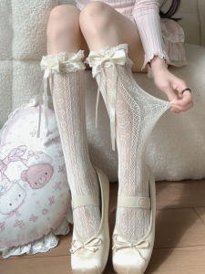 JIFANPAUL | Lolita Style Lace Thigh High Socks Thin