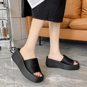 Bigsize สินค้ามาใหม่ รองเท้าแตะแฟชั่นเสริมส้น การทรงเก๋มาก สวยงาม ถูกที่จากยางดี ส่วมใส่สบาย ไม่มีโคตรพลาด