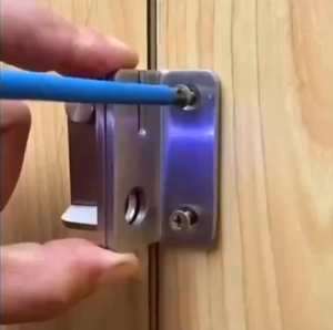 Stainless Steel Safety Hasp Door Lock for Bathroom Bedroom Door Catch Latch Classic Gate Latch