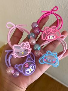 KARET UNIK KARTUN 4MOTIF | Iketan Kuncir Ikat Rambut Anak Wanita Sanrio Korea Jepang Elastis Lucu Gemas