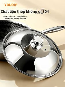youqin | Nắp Nồi Thép Không Gỉ Chống Nhiệt Với Thiết Kế Dễ Nhìn