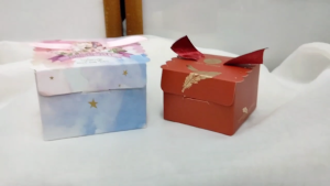 ZOEY กล่องของขวัญ กล่องขนม กล่องใส่ของชำร่วย รุ่น4เหลี่ยม สไตล์จีน พร้อมส่งในไทย