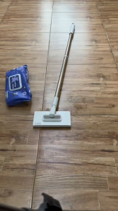 (รับประกัน พร้อมส่งจากทม)ไม้ถูพื้น ใช้แล้วทิ้ง ผ้าถูพื้นแบบเปียก ไม้ม็อบดันฝุ่น ไม้ถูพื้นแบน lazy mop หมุนได้ 360 องศา หมุนเพื่อทำความสะอาด