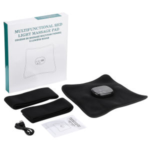 Infrared Knee Pad 660nm and 850nm Red Light Vibration Massager for Back and Waist