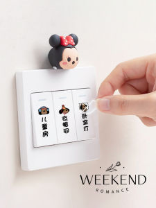 Sausage Puppy Switch Sticker Paper Logo Wall Sticker Self-Adhesive Waterproof Moisture-Proof Crystal Sticker Switch Sticker 3 Dstereo Sculptural Feel