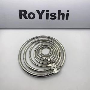 Nhẫn Gáy Sách Kim Loại Bạc Rời 5-50 Cái Có Bản Lề Móc Khóa Dùng Cho Album Ảnh Thủ Công Làm Vòng Trang Trí Văn Phòng