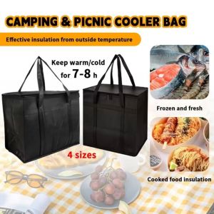 Portable Lunch Cooler Bag Home Thermal Insulated Lunch Bag Keep Warm Keep Cold Ice Bag