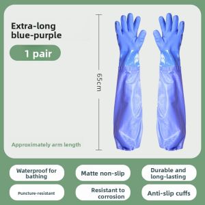 abeso | Dog Bite & Cat Claw Protection Thick Leather Training Gloves