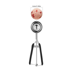 Stainless Steel Ice Cream Scoop Cookie Scoop Multipurpose Ice Cream Spoon Fruit Scooper Melon Ball Dough Baking Kitchen Tools