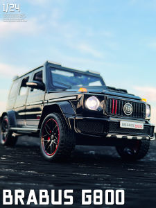 1:24 Scale Diecast Model Car Boys Toy Gift Brabus Simulation Big G Alloy Vehicle Collectible Decoration Chinese Manufacturer