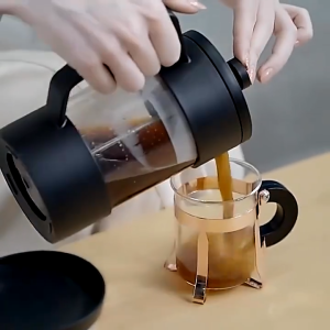 BREWISH French Press Coffee Maker 304 Stainless Steel Rust-Proof Coffee Maker Household Teapot Filter Pembancuh Kopi 咖啡壶 Barista