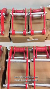 CPA FORD RANGER T6/T7 COMFORT SHACKLE 2.5INCH LIFT KIT SET RED (11731)