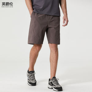 Enjeolon | Breathable Lightweight Quick-Dry Split Structure Wide-Fit Elastic Waist Casual Shorts