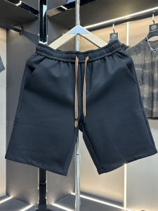 Summer Luxury Mens Patchwork Shorts Casual Straight Leg Retro Versatile Sports Leisure Five-Quarter Trendy Pants