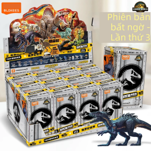 BLOKEES | Jurassic World Series 3 Blind Box Building Toy Dinosaur