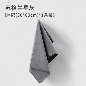 Khăn Lau Xe Ô Tô Cao Cấp Thấm Nước Hai Mặt Dày Bằng Da Chồn Không Rụng Lông Dùng Để Vệ Sinh Nội Thất Xe