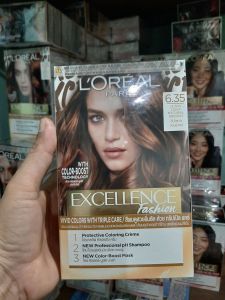 Loreal paris cat Rambut Excellence Fashion Ultra Light Natural Brown 6.35