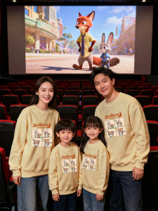 JIEBANXI | Family Matching Zootopia Theme Sweatshirts