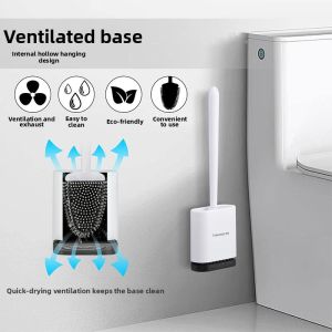 DIHUANTUO | Wall-Mounted Soft Bristle Cleaning Brush Set For Toilets