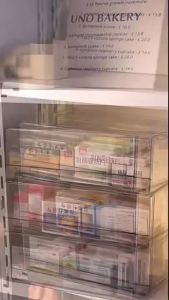 1pc Gray Drawer Acrylic Medicine Storage Box Large Capacity Stackable Medicine Sorting Box Pull-Out Medicine Box