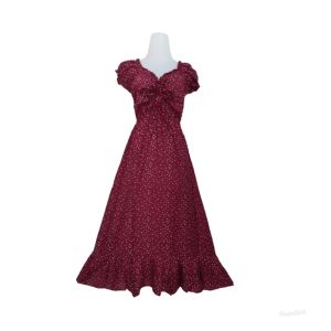 Dress sabrina serut dada