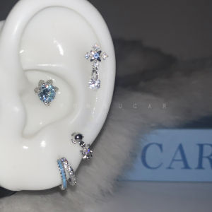 Blue Cross Snowflake & Titanium Steel U-Shaped Crucifix Earrings: A Guide to Women's Religious Jewelry