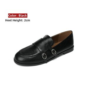 MIFEI | Genuine Leather Brogue Loafers Slip-on Flats Large Size