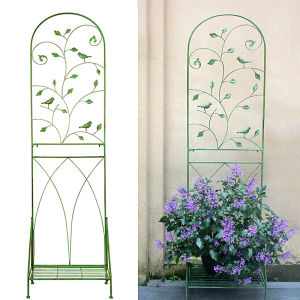 ตู้ปลูกไม้ดอกไม้ในสวนสำหรับพืชต้นไม้คล้องคลานแบบติดผนังแบบเหล็กสำหรับสวนบ้าน ตู้ปลูกไม้ดอกไม้สำหรับสวนกลางแจ้ง