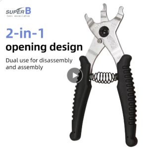 Super B Bike Chain Quick Link Tool with Hook Up Bicycle Link Pliers MTB Road Cycling Chain Clamp Magic Buckle Repair Tool